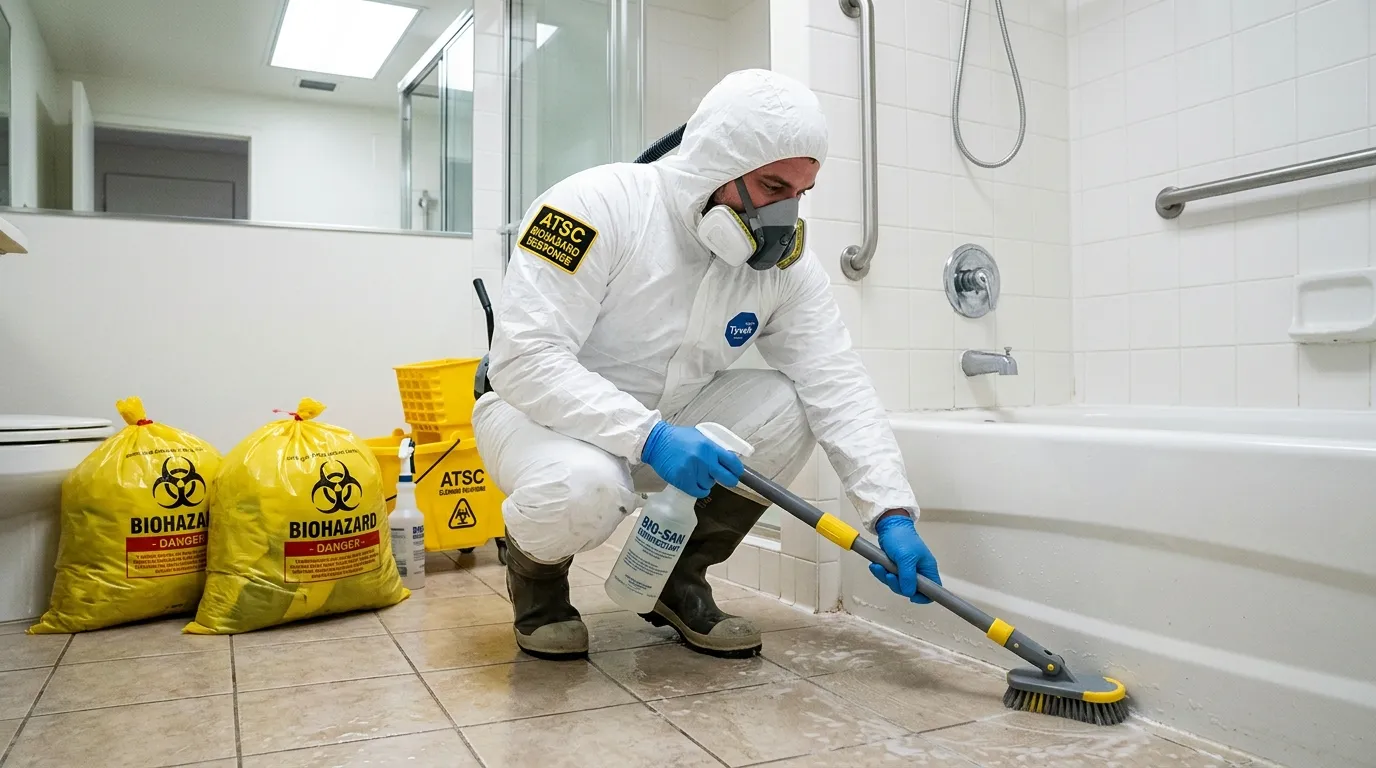 Decontamination equipment deployed for Blood Cleanup in Ashland